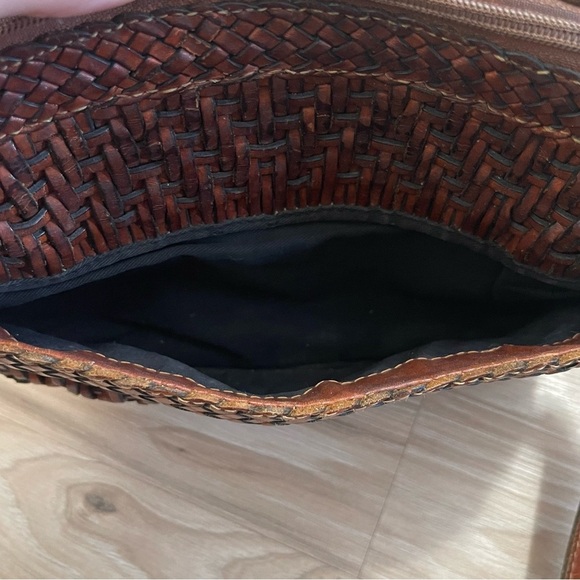 Maripe brown basket weave vintage bag - Picture 5 of 7